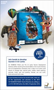 Srilanka Tourist Directory – FREE issue from SLT Rainbow Pages