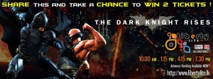 The Dark Knight Rises Released today 1st September 2012 in Srilanka