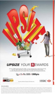 Upsize your HSBC Rewards till 28th October 2012