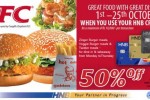 50% off for HNB Credit Cards at KFC Srilanka – Valid till 25th October 2012