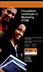 Foundation Certificate in Marketing in Strategy