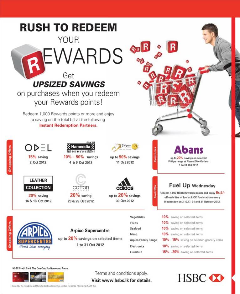 HSBC Credit Card Offers For October 2012 SynergyY