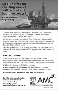 Maritime Engineering Programme in Australia for Srilankan