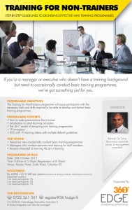Training for Non-Trainers – Workshop in Colombo
