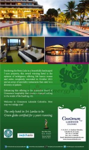 Cinnamon Lakeside – Only Hotel with Green Global Certification
