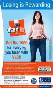 Gets Rewards for Every Kg you lose with VLCC, Srilanka