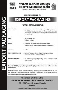 One Day Seminar on Export Packaging by Export Development Board