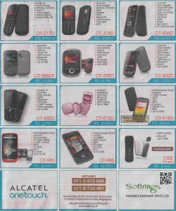 Alcatel Mobiles in Srilanka