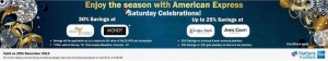 American Express Credit Card Offer for 29th December 2012