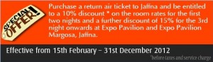 Buy Expo Air flight ticket and enjoy special discounts on Expo Pavilion up to 15%