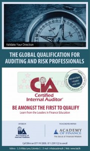 Certified Internal Auditor in Srilanka