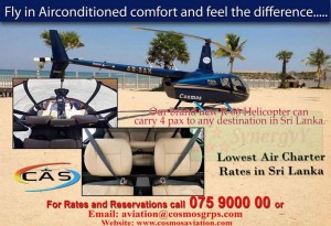 Helicopter Charter Services in Srilanka – Cosmos Aviation