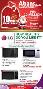 LG ovens for Christmas Offer 2012