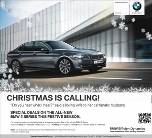Special Deals for BMW 5 Series Car for this Festive Season in Srilanka
