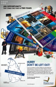 Srilanka Telecom Rainbow Pages Advertisement for Provincial Directory 20132014
