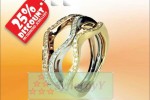 Tri Gold Diamond Rings with 25% Discounts – Bullion Exchange – Last Day offer (31st Dec. 2012)