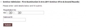 University of Kelaniya - Bachelor of Arts (General) Degree First Examination (External) – 2011 Seminars