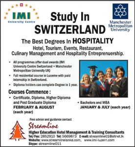 Hospitality Degree Programme – Study in Switzerland