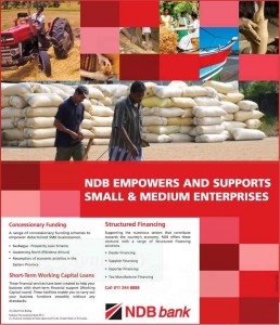 NDB Bank Fund and Working Capital Loans for Small & Medium Enterprises