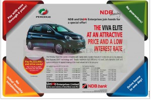 Perodua Elite Leasing with NDB Leasing for Rs. 222,000.00