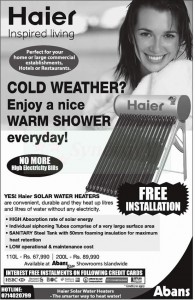 Solar Water Heaters Rs. 67,990.00 onwards by Abans