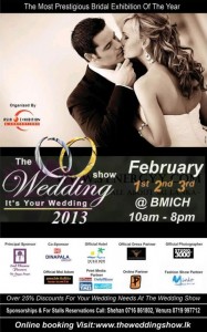 The Wedding Show 2013 – a Wedding Exhibition at BMICH on 1st to 3rd February 2013