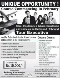 Tour Executive Course in February 2013