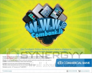 Use Combank Online and Winn Tabs & Mobile phones – from 10th Jan to 10th April 2013