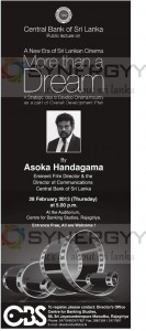 A New Era of Sri Lankan Cinema more than a Dream – A Discussion Forum with Asoka Handagama