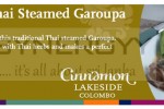 Authentic Thai Steamed Garoupa in Srilanka – Cinnamon Lakeside, Colombo