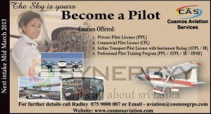 Become a Pilot with Cosmos Aviation Service