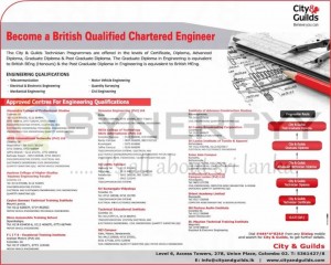 British Chartered Engineering Qualification and List of Institutes in Sri Lanka