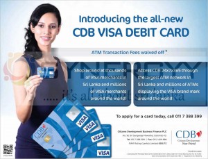 CDB Introduce New VISA DEBIT CARD