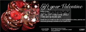 Gift your Valentine at the Lobby