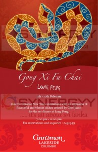 Gong Xi Fa Chai Long Feng – Chinese New Year Celebrations in Sri Lanka at Cinnamon Lakeside