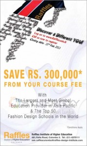 Rs. 300,000 Scholarship for Raffles for Institute of Higher Education