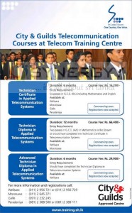 Telecommunication Courses by Sri Lanka Telecom and City & Guilds