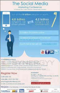 The Social Media Marketing Conference in Colombo – 12th February 2013