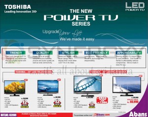 Toshiba LED TV from Rs. 36,990.00 from Abans – February 2013