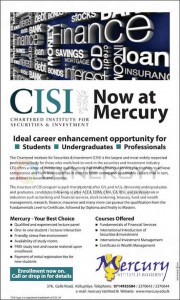 Chartered Institute for Securities & Investment (CISI) Now at Mercury