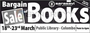 Bargain sale of Books at Public Library from 18th to 23rd March 2013