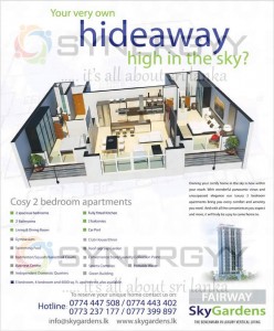 Fairway Sky Gardens – Condominium apartments in Sri Lanka