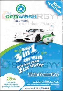 Geo Wash now in Sri Lanka with 25% Discount at Arpico Super Centers