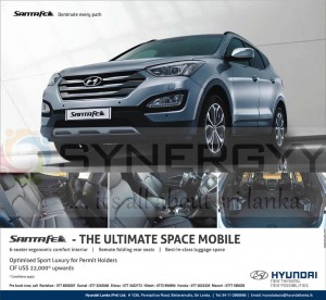 Hyundai Santafe USD 22,000 for Permit Holders in Srilanka – March 2013