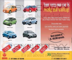 INDRA Traders Leasing Options with Central Finance for Vehicle sales