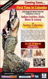 Indian First Indian Fashion, Style, Decor & Luxury event in Sri Lanka on 22nd to 24th March 2013