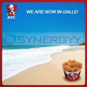KFC Now in Galle, Srilanka