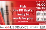 LB Finance Highest Interest rate for 15 Months FD – March 2013