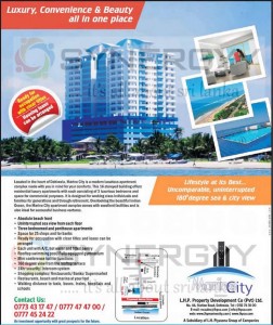 Marine City Luxury Apartment for Sale on Dehiwala