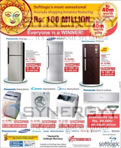 Softlogic New Year Offer for Refrigerator, Washing Machine and Air Conditioner